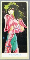 Saint Seiya Knights of the Zodiac - Chewing-gum sticker May Bonneuil France 1988 - Andromeda Shun