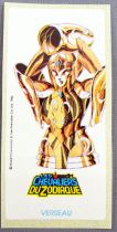 Saint Seiya Knights of the Zodiac - Chewing-gum sticker May Bonneuil France 1988 - Aquarius Gold Cloth