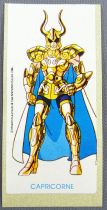 Saint Seiya Knights of the Zodiac - Chewing-gum sticker May Bonneuil France 1988 - Capricorn Shura
