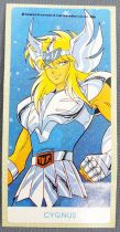 Saint Seiya Knights of the Zodiac - Chewing-gum sticker May Bonneuil France 1988 - Cygnus Hyoga