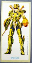 Saint Seiya Knights of the Zodiac - Chewing-gum sticker May Bonneuil France 1988 - Libra Dohko