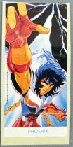 Saint Seiya Knights of the Zodiac - Chewing-gum sticker May Bonneuil France 1988 - Phoenix Ikki