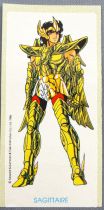 Saint Seiya Knights of the Zodiac - Chewing-gum sticker May Bonneuil France 1988 - Sagittarius Aiolos