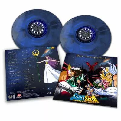 Saint Seiya Knights of the Zodiac - Color LP Vinyl Record - Music Collection vol.2 - Toei Animation Microids Records