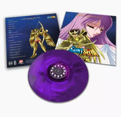 Saint Seiya Knights of the Zodiac - Color LP Vinyl Record - Music Collection vol.4 - Toei Animation Microids Records