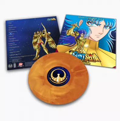 Saint Seiya Knights of the Zodiac - Color LP Vinyl Record - Music Collection vol.5 - Toei Animation Microids Records