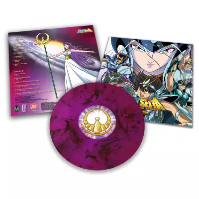 Saint Seiya Knights of the Zodiac - Color LP Vinyl Record - Music Collection vol.8 - Toei Animation Microids Records