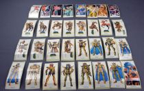 Saint Seiya Knights of the Zodiac - Complete set of 32 chewing-gum stickers - May Bonneuil France 1988
