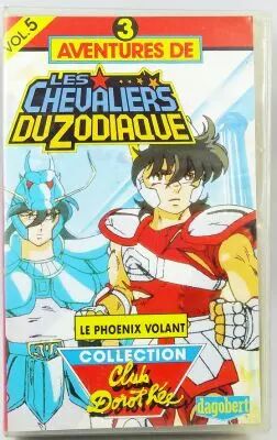 Saint Seiya Les Chevaliers du Zodiaque - Cassette VHS Dagobert Vol.5 \ Le Ph�nix Volant\ 