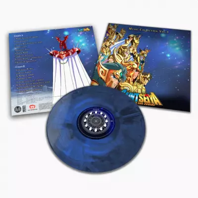 Saint Seiya Les Chevaliers du Zodiaque - Disque vinyl 33T Couleur - Music Collection vol.3 - Toei Animation Microids Records