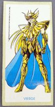 Saint Seiya Les Chevaliers du Zodiaque - Stickers de chewing-gum May Bonneuil France 1988 - Shaka de la Vierge