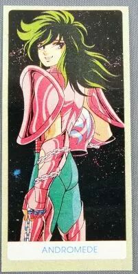 Saint Seiya Les Chevaliers du Zodiaque - Stickers de chewing-gum May Bonneuil France 1988 - Shun d\'Androm�de