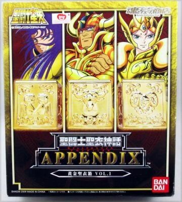 Saint Seiya Myth Cloth Appendix - Gold Cloth Box Vol.1