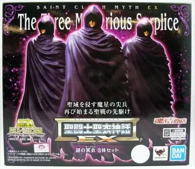 Saint Seiya Myth Cloth EX Appendix - Set de 3 Surplis Myst�rieux : Cancer, Poissons, B�lier