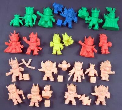 Saint Seiya Saint Paradise - Popy Bandai - Lot de Figurines Miniatures Gomme Keshi (loose)