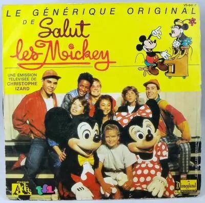 Salut Les Mickey - Mini-Lp record - Original TV Soundtrack - Ad�s Records 1983