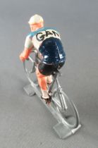 Salza - Cycliste Métal - Equipe Gan Rouleur Amovible Repeint Tour de France 2