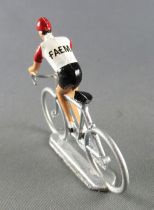 Salza - Cycliste Plastique - Equipe Faema en danseuse Tour de France