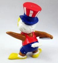 Sam the Olympic Eagle - PVC Figure Disc Throwing Sam - Wallace Berrie 1984