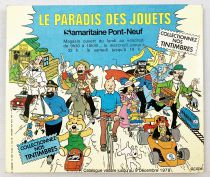 Samaritaine - Toy Catalog 1978 (Pont-Neuf - Rivoli) Tintin (Great Contest)