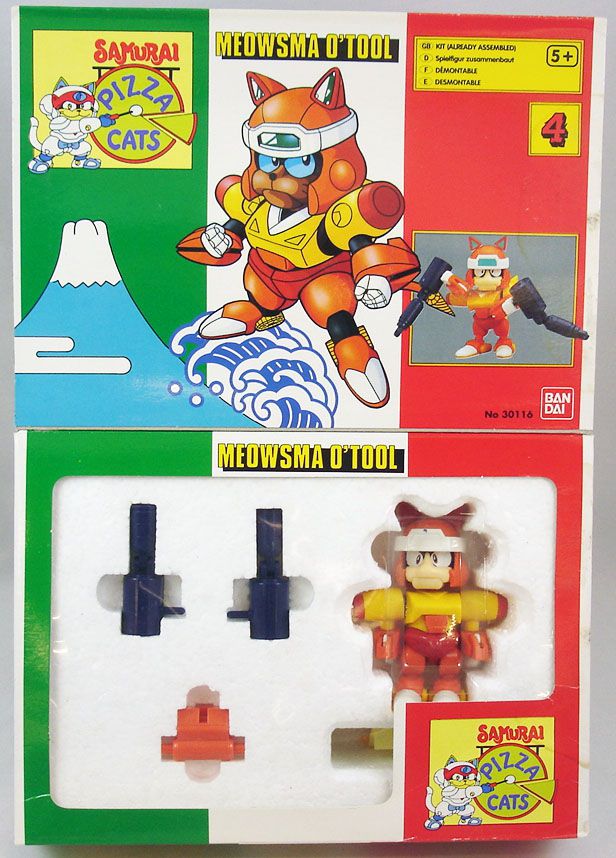 samurai pizza cats action figures