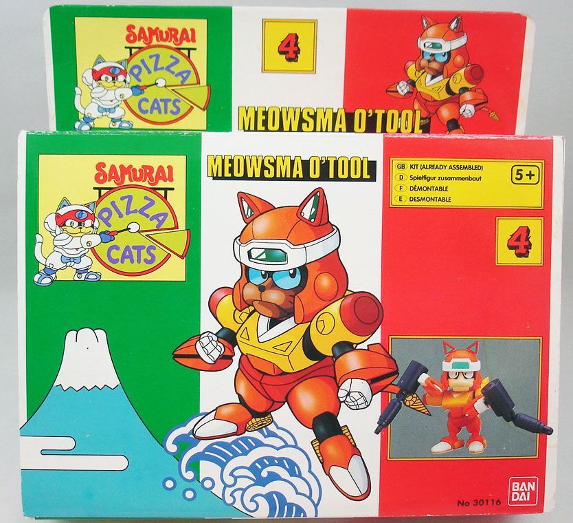 samurai pizza cats action figures