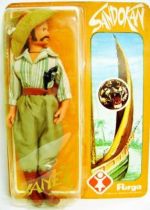 Sandokan - 12\'\' Action figure - Yanez - Furga 1976