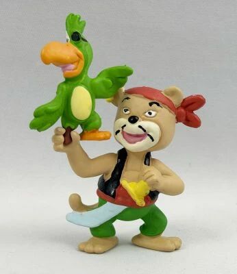 Sandokan - Figurine PVC Star Toys - Petit Pirate & Perroquet