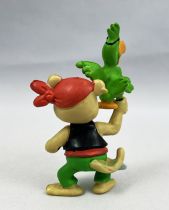 Sandokan - Star Toys PVC figure - Small Pirat & Parrot