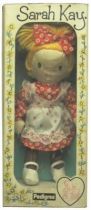 Sarah Kay  Mint in box 10\'\' stuffed doll (glasses & red dress)