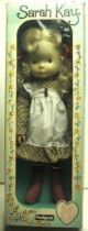 Sarah Kay  Mint in box 20\'\' stuffed & plastic doll (brown dress)