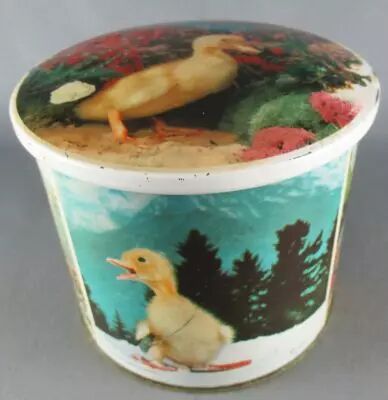 Saturnin - Boite en t�le Brochet - Saturnin et les Fleurs