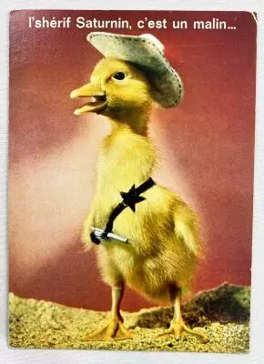 Saturnin - Carte Postale Yvon (1966) - n�77 Saturnin sh�rif
