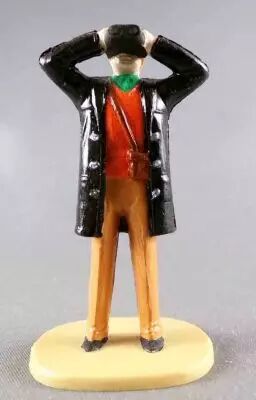 Scalextric 1/32 - Figurine 54 mm - Journaliste avec Jumelles Veste Noire