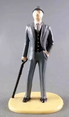 Scalextric 1/32 - Figurine 54 mm - Journaliste avec Jumelles Veste Noire