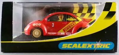 Scalextric C2233 - VW Beetle Coccinelle Pirelli N�3 Eclairage Fonctionne Proche Neuf Boite
