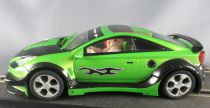 Scalextric SCX Tuning Série 3 - Toyota Celica Verte Eclairage + Pièces Carrosserie 1/32 sans Boite