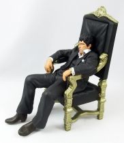 Scarface - SD Toys - Tony Montana on Throne (Al Pacino) 6\  PVC Figure Statue \ Movie Icons\ 