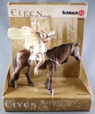 Schleich 70409 - Elves - Llorts with Leolynn Mint in Box