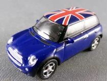 Schuco 25074 Ho 1:87 Blue Mini Cooper Union Jack Roof no Box