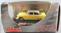 Schuco 25112 Ho 1/87 Chevy Bel Air Jaune Toit Blanc Neuf Boite