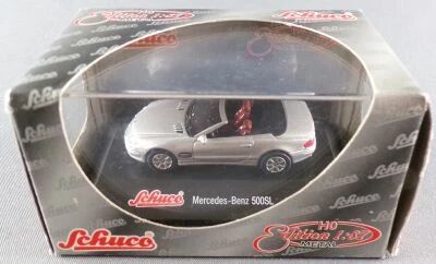 Schuco 25115 Ho 1:87 Mercedes-Benz 500 SL Convertible Grey Mint in Box