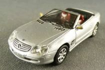 Schuco 25115 Ho 1:87 Mercedes-Benz 500 SL Convertible Silver Mint no Box