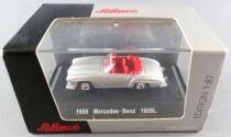 Schuco 25165 Ho 1:87 Mercedes-Benz 190 SL Convertible Grey Mint in Box