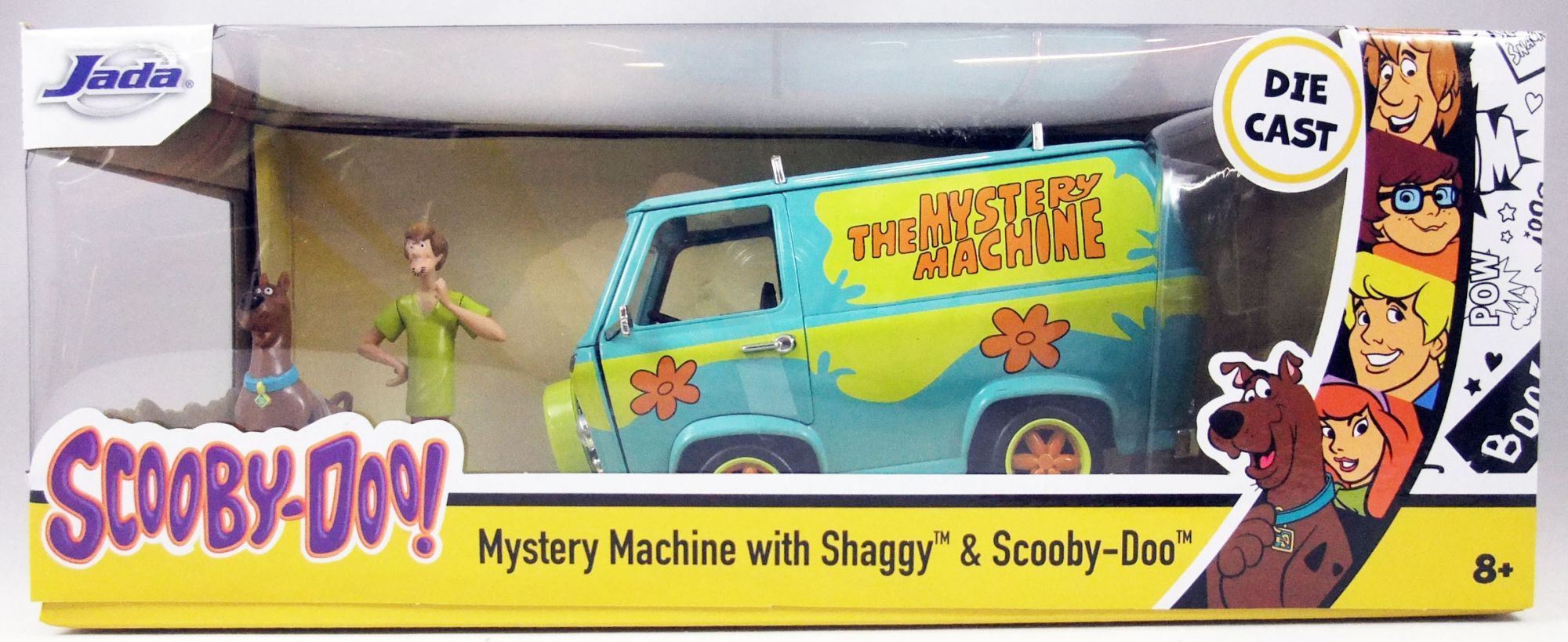 Scooby-Doo - Jada - 1:24 scale die-cast Mystery Machine with Shaggy &  Scooby-Doo