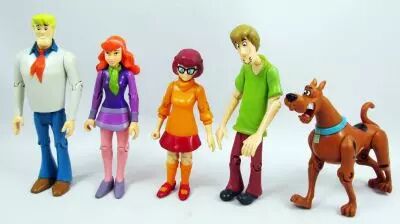Scooby-Doo - Mystery Inc. : Fred, Daphn�, Vera, Sammy, Scooby - Figurines  articul�es (loose)
