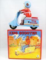 Scooter - Tin Toy Wind-Up - King Scooter (Ha Ha Toy)