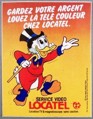 Scrooge - Locatel Sticker - Save your Money...