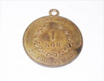 Scrooge - Merchandising - Number One Dime Medal Picsou - Merchandising - Médaille Sou-Fétiche Piscou-Magazine (Decat Paris)