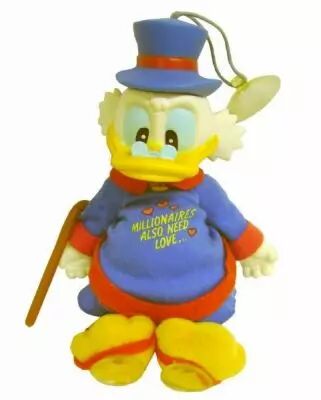 Scrooge - Plush with suctions & Messages - Scrooge : Millionaires also need Love...